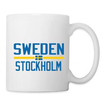 Schweden Stockholm - Tasse - Weiß - Rechts