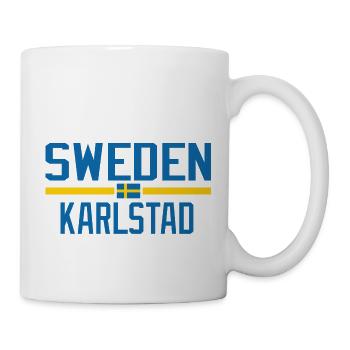 Schweden Karlstad - Tasse - Weiß - Rechts