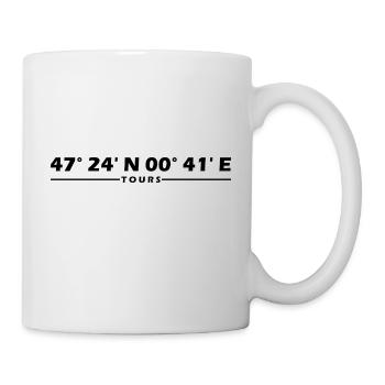 Tours Coordinates - Mug - white - Right