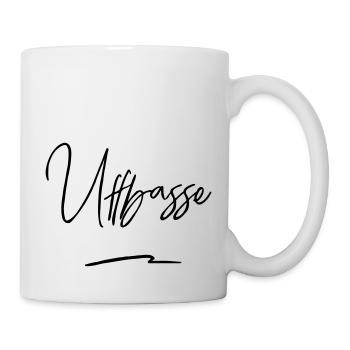 UFFBASSE! UFFBASSE | DIALEKT HESSISCH PFÄLZISCH - Tasse - Weiß - Rechts