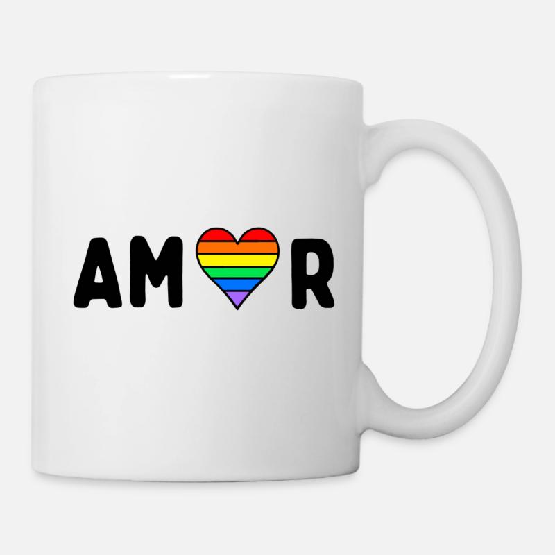 L’amour est amour - Mug blanc - blanc