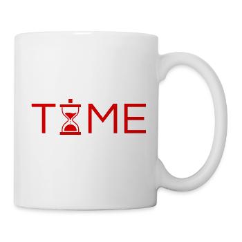 Zeit Zeit Geschenkidee - Tasse - Weiß - Rechts