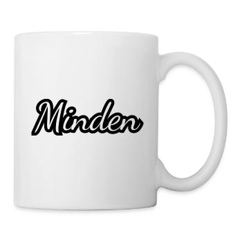 Minden - Textdesign mit Stadtnamen - Tasse - Weiß - Rechts