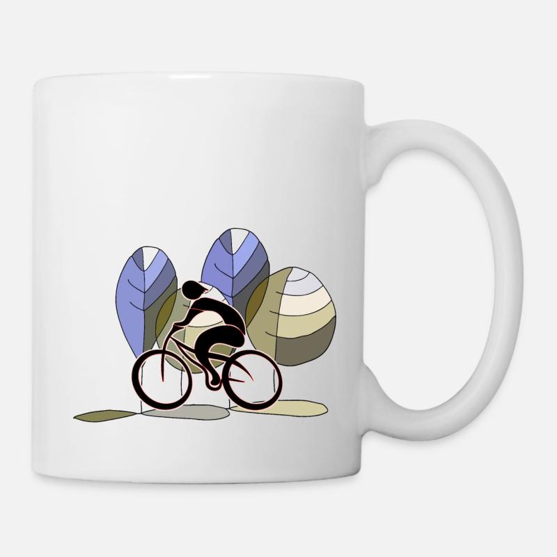 Radfahrer - Tasse - Weiß