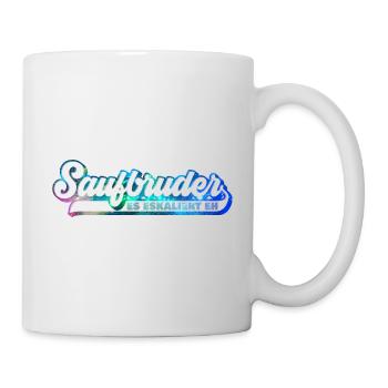 Saufbruder Saufen Bro - Tasse - Weiß - Rechts