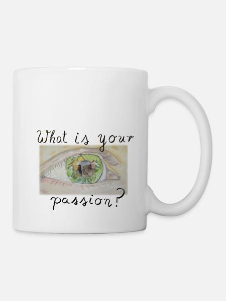 What is your passion - to paint - Tasse - Weiß