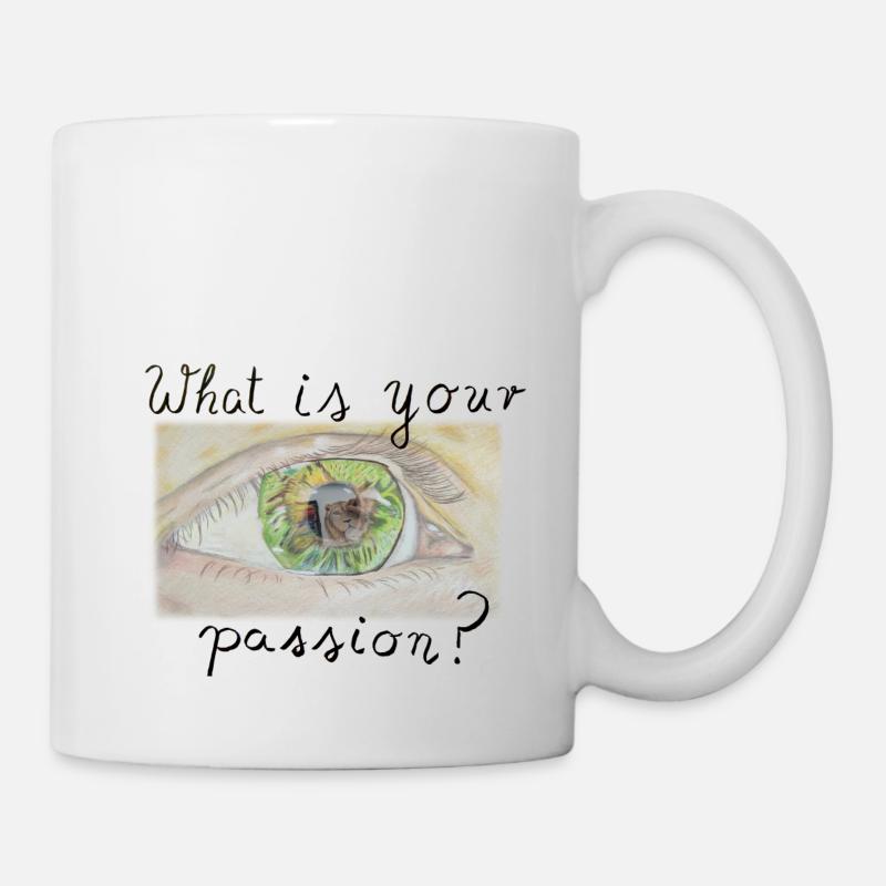 What is your passion - to paint - Tasse - Weiß