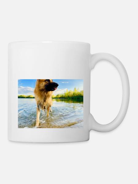 Altdeutscher Schäferhund - Tasse - Weiß