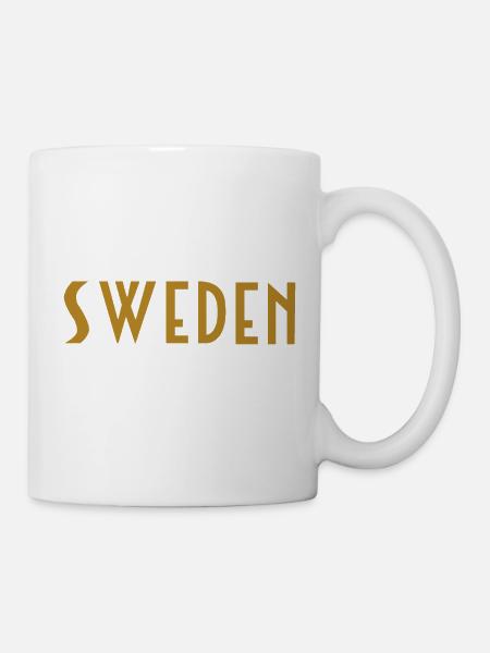Schweden - Tasse - Weiß