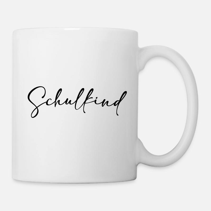 Schulkind Einschulung Schulanfang - Tasse - Weiß