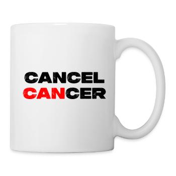 Cancel Cancer - Krebs Motivation Warrior - Mug - white - Right