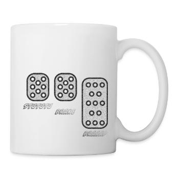 STUTUTU - Pression de suralimentation - Mug blanc - blanc - Droite