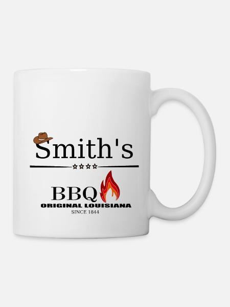 Smith's BBQ - Tasse - Weiß