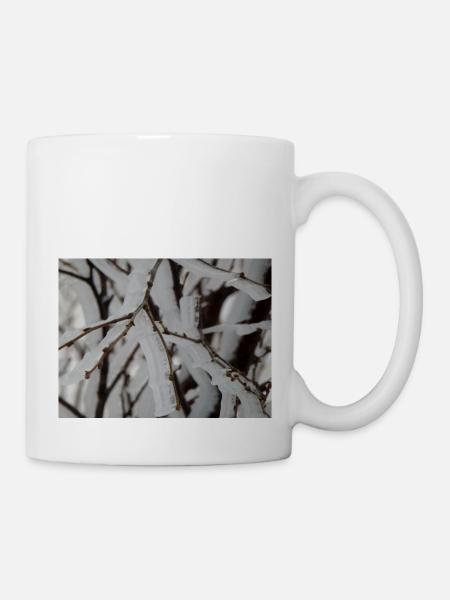 Ice on branches - Mug - white