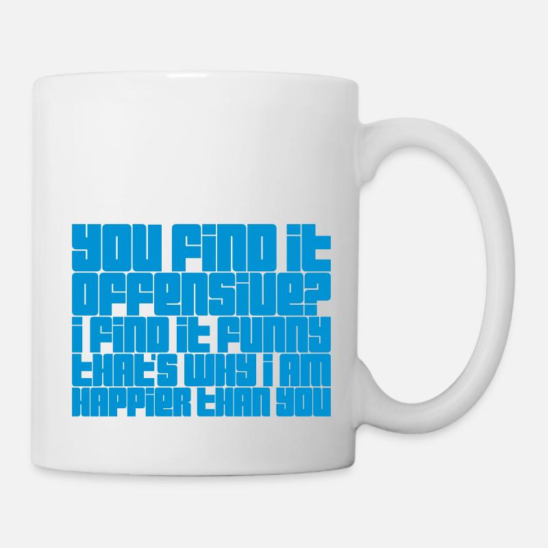 You find it offensive - Mug - white