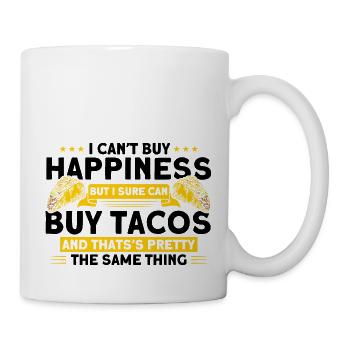 Taco Tacos Mexicain Fast Food Cadeau - Mug blanc - blanc - Droite