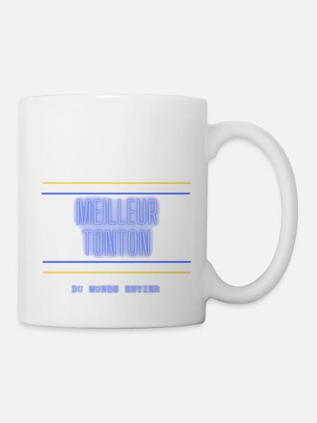 Meilleur TONTON - Mug blanc - blanc