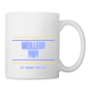 Meilleur PAPI - Mug blanc - blanc - Droite