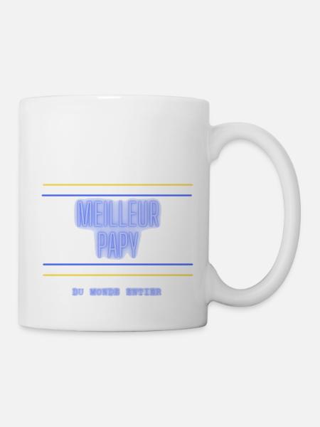 Meilleur PAPY - Mug blanc - blanc