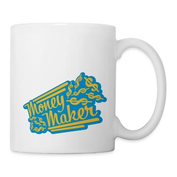 Money Maker Selfmade Dollar - Mug - white - Right