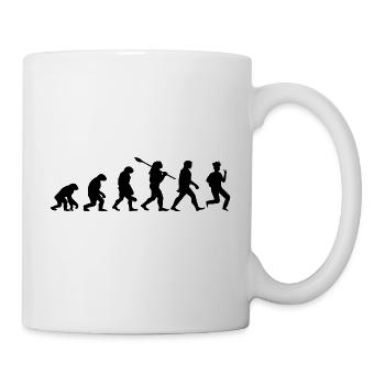 Evolution - Mug blanc - blanc - Droite