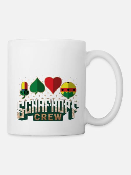 Schafkopf Crew - Tasse - Weiß