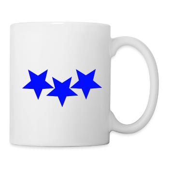 Sterne - Tasse - Weiß - Rechts