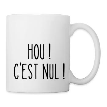hou c'est nul - Mug blanc - blanc - Droite