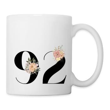 92nd Anniversary Flowers (Gift of 92 years) - Mug - white - Right
