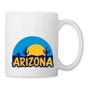 Desert USA Arizona Landscape - Mug - white - Right