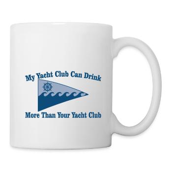 yacht club drink - Mug blanc - blanc - Droite