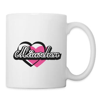 Kosename Mäuschen Herz - Tasse - Weiß - Rechts