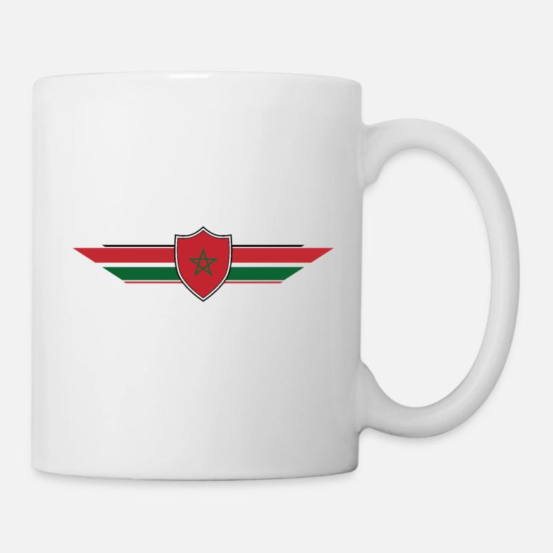 Coupe du Monde des Supporters du Maroc - Mug blanc - blanc