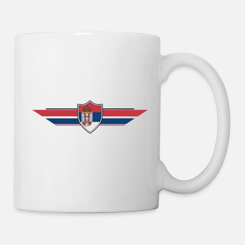 Serbien Fan Weltmeisterschaft - Tasse - Weiß