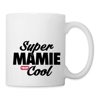 Super mamie Cool / humour mamie - Mug blanc - blanc - Droite
