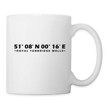 Coordonnées de Royal Tunbridge Wells - Mug blanc - blanc - Droite