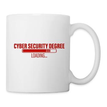 Chargement du degré de cybersécurité 3 - Mug blanc - blanc - Droite