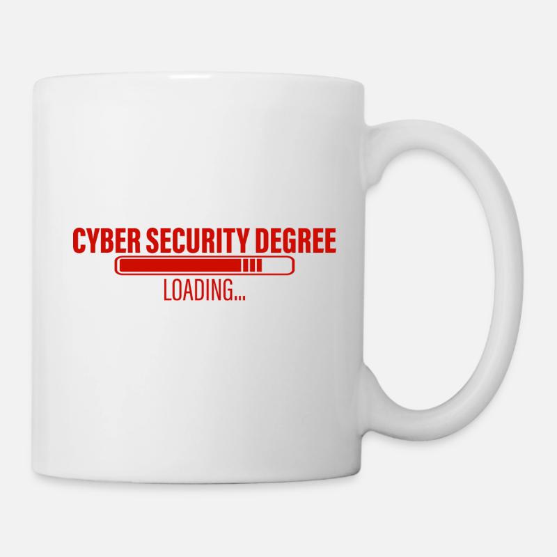 Chargement du degré de cybersécurité 3 - Mug blanc - blanc