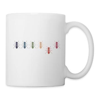 ant colony lgbt-retro-ant fire ant - Mug - white - Right