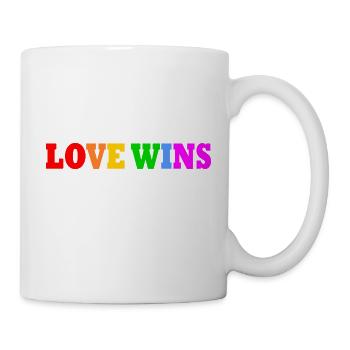 Love wins - Mug - white - Right
