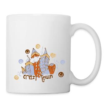Crazy Town - Tasse - Weiß - Rechts