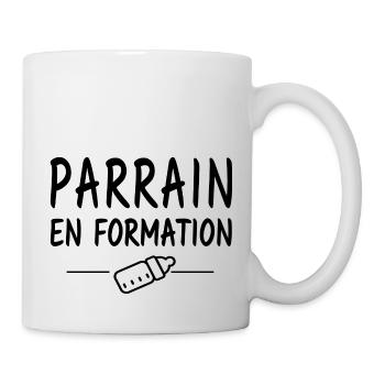Parrain en formation / futur parrain - Mug blanc - blanc - Droite