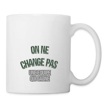 Equipe / Team - Mug blanc - blanc - Droite
