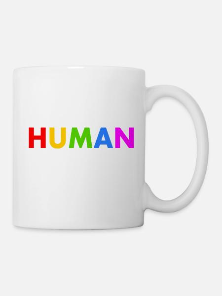Human - Tasse - Weiß