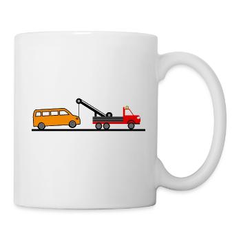 Camion - Mug blanc - blanc - Droite