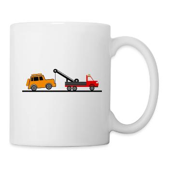 Camion - Mug blanc - blanc - Droite