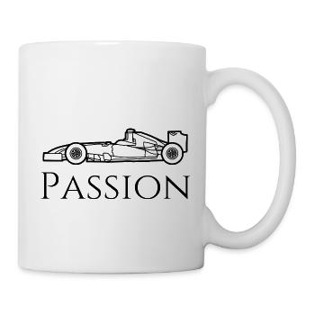 Formula Racing passion - Tasse - Weiß - Rechts