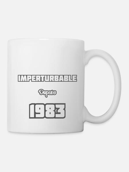 Année de naissance / Birth year - 1983 - Mug blanc - blanc