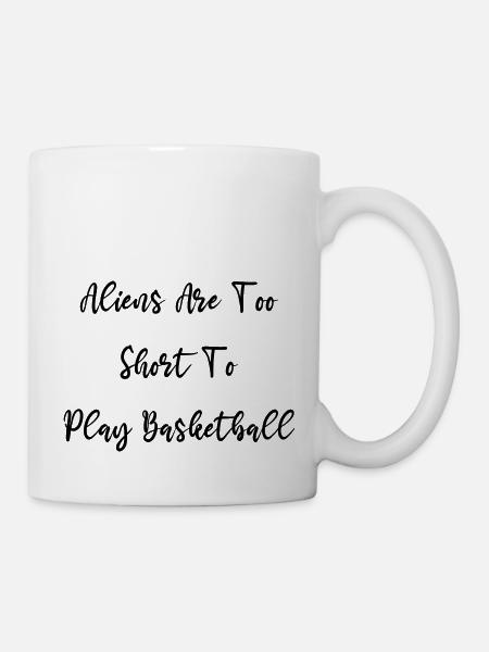 dunking america abduction basket - Tasse - Weiß