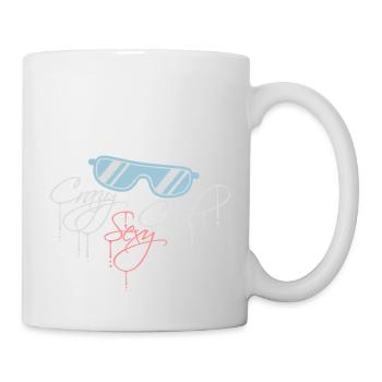 design cool sexy fou - Mug blanc - blanc - Droite
